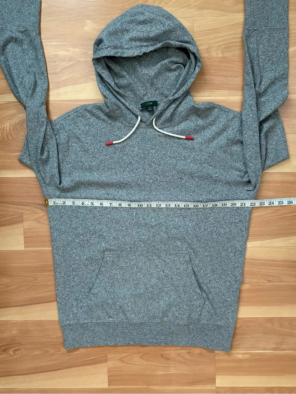 J.Crew Premium Light Weight Cotton Hooded T-Shirt Size Medium Preppy Casual